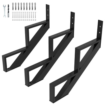 Steel Stair Step Riser, Metal Stair Stringer 2-Step 3 Pack