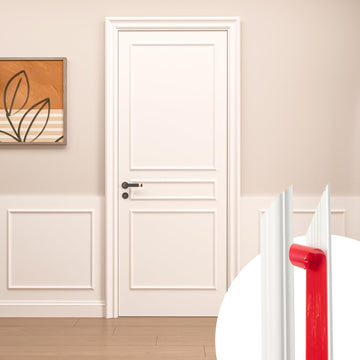 Premade Peel and Stick Door Molding Trim Kit, 1 Set - 3 Frames