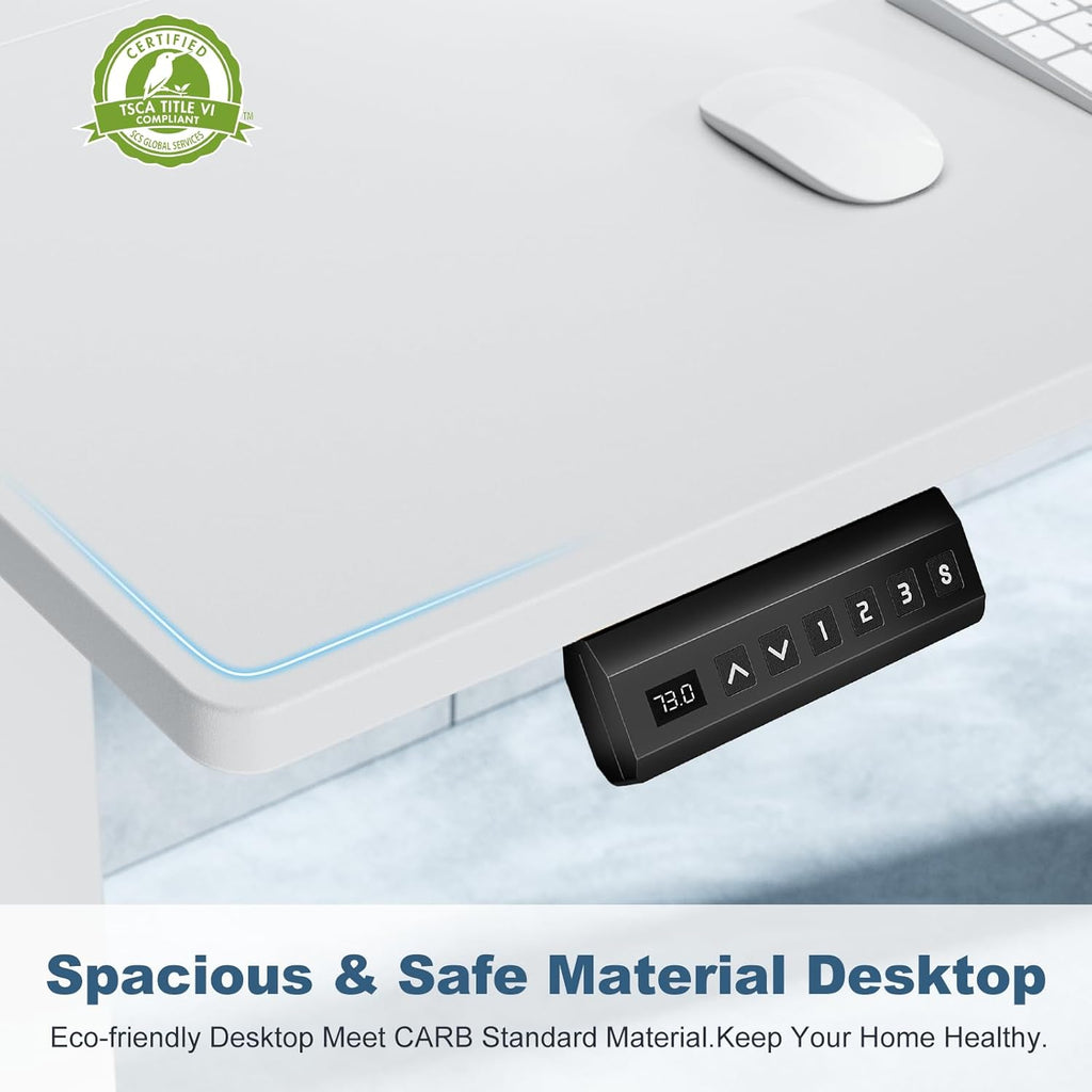 40 Inch Electric Standing Desk Height Adjustable