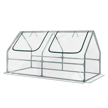 Mini Greenhouse for Indoor and Outdoor Plant Growing, 4 x 2 x 2 ft