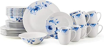 And Floyd Bloom 32-Piece Dinnerware Set, Service for 8, Bloom Pattern