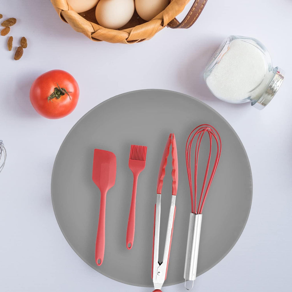 12 10 8 Inch Multi-use Microwave Mat, Trivet, Pot Holders, Drying, Baking, Place Mat, Utensils Rest, Silicone Cover