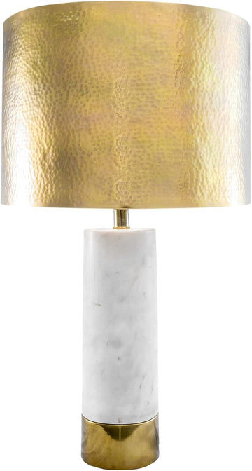 Edina 23" Marble & Iron Table Lamp