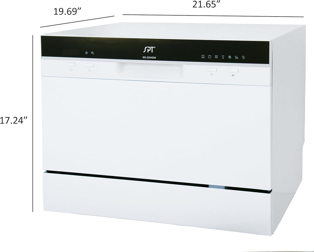 SD-2224DW Countertop Dishwasher with Delay Start