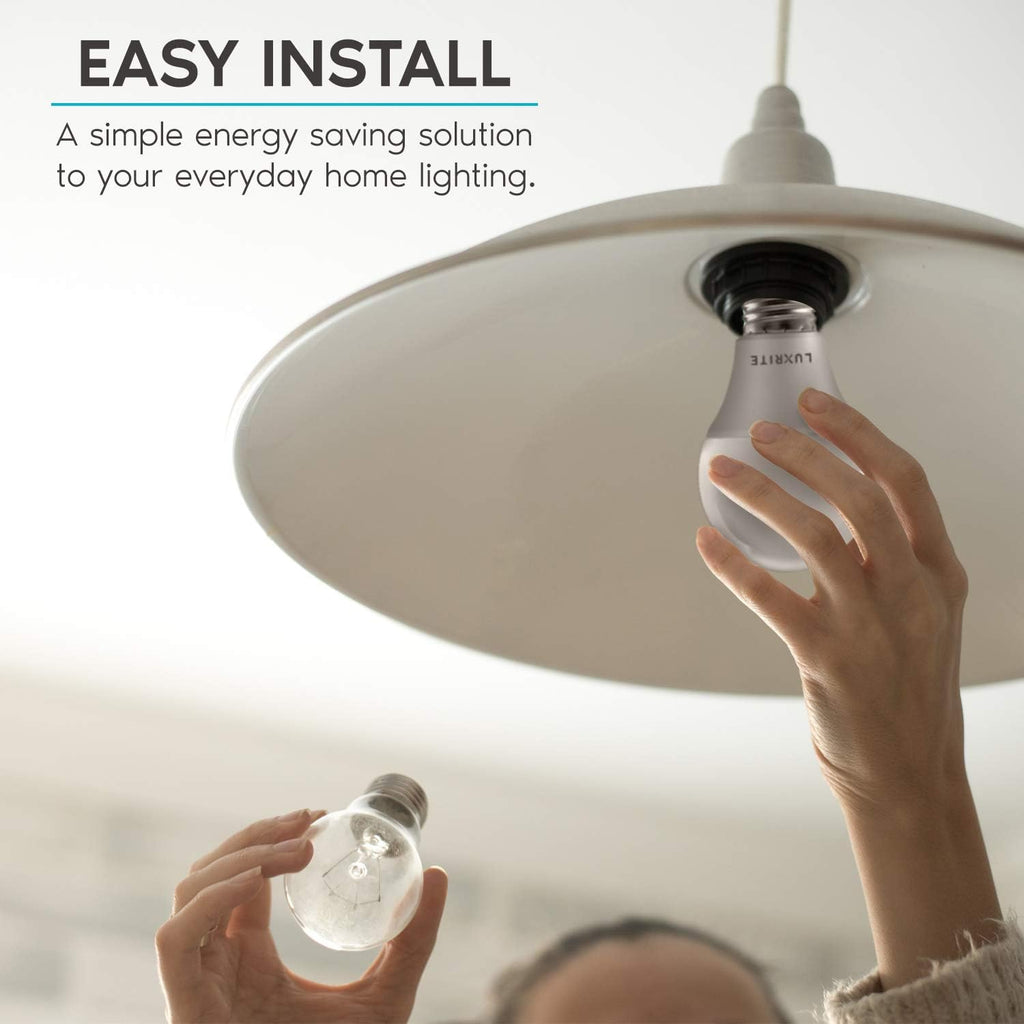 A19 LED Bulb 75W Equivalent, 1100 Lumens, 2700K Warm White, Dimmable Standard LED Light Bulbs 11W, Enclosed Fixture (4 Pack)