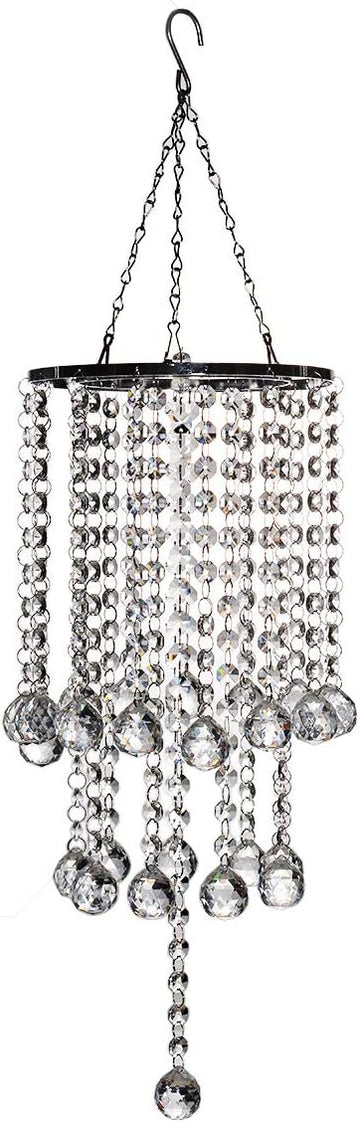 Chandelier Wind Chimes Shape Clear Crystal Prisms Balls Beads Hanging Suncatcher Pendant Garden Outdoor Home Decor Gifts