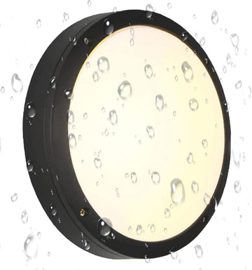 Flush Mount Ceiling Light, Die-Cast Aluminium Fully Sealed Moisture Resistant Light