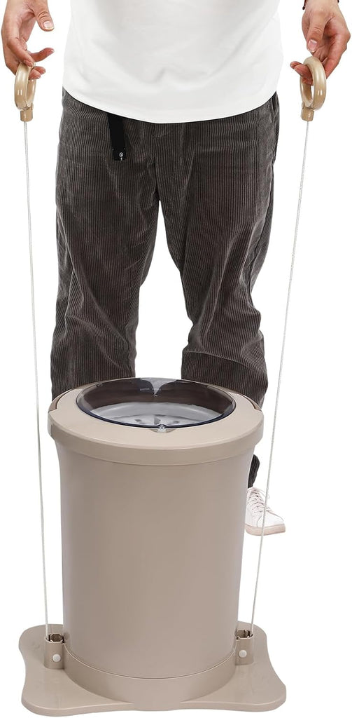 Manual Clothes Dryer, Portable Mini Spinner Compact Spin Dryer, Non electric Laundry Dryer for RV, Camping, School