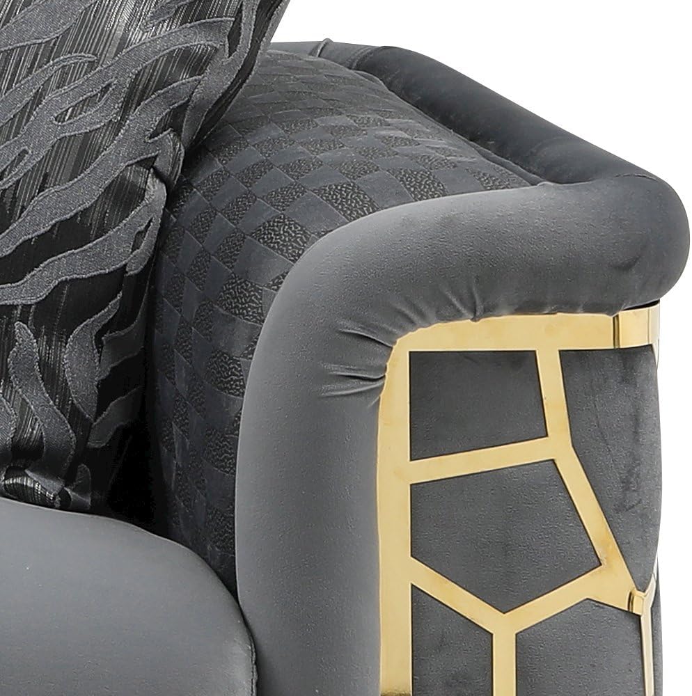 Talia G0990A-L Loveseat Dark Gray