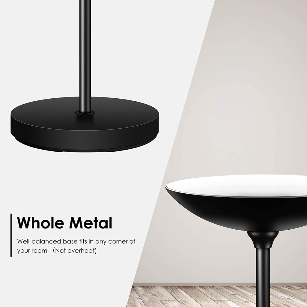 Floor Lamp/Standing Lamp, 20W 2000LM LED Torchiere Lamp, Stepless Dimmable, Touch Control, 3000K Daylight