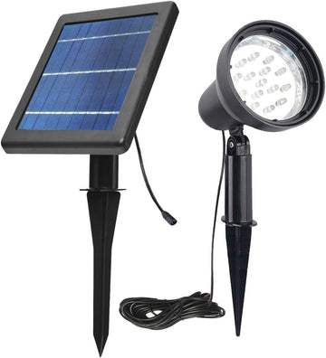 Solar Spotlights Outdoor Waterproof Bright Solar Wall Light Led Security Flood Light Solar Powered for Flag Patio