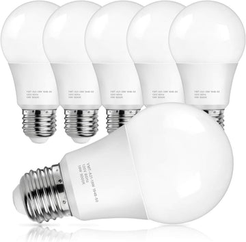 A21 LED Light Bulbs 150W Equivalent 5000K Daylight White, 6-Pack