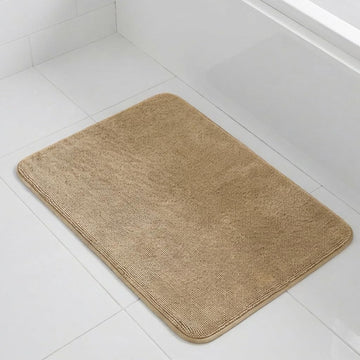 CloudStep Bathroom Rugs, Non Slip Bath Mats , Super Absorbent Memory Foam Chenille, Quick Dry Machine Washable Thick