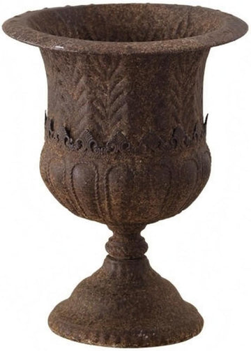 Outdoor Trophy Planter Urn Planter Pedestal Planter Pedestal Vase Garden Urn with Wide Flared Opening Narrow Neck and