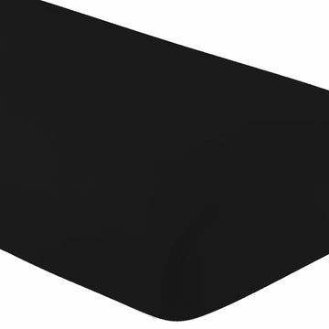 Cotton Knit Jersey Fitted Crib Sheets, 2-Pack, Soft, 28" x 52"X9" Black
