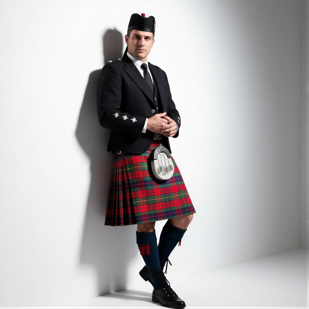 ' Custom 8 Yard County Clare Tartan Kilt