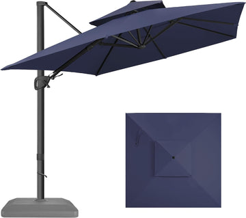 10x10 FT Square Cantilever Patio Umbrella