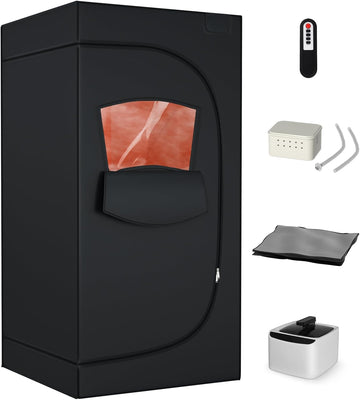 2024 Portable Steam Sauna for Home, Personal Full Body Sauna Tent with 2.6L 1000W Steamer