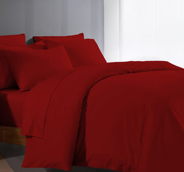 100% Egyptian Cotton 1000 Series Duvet Cover Queen Size - Burgundy
