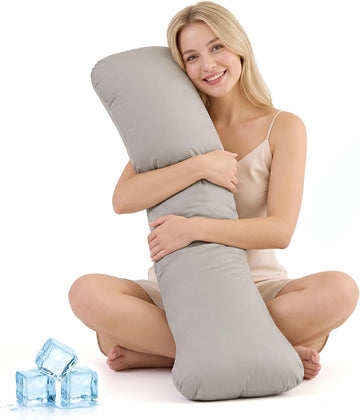 Weighted Body Pillow 6.5lbs Cooling Body Pillow (41" x 10")