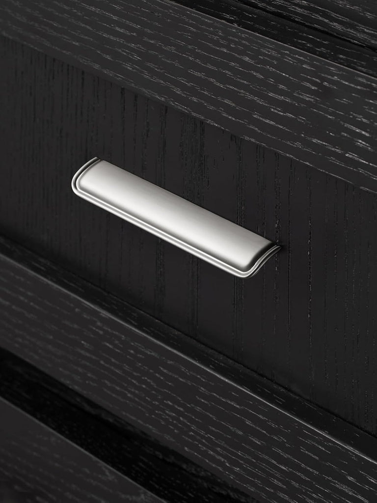 5 Pack 3 lnch(76mm) Brushed Nickel Cabinet Cup Pulls Kitchen Hardware Cabinet Handles Drawer Pulls Bathroom Cupboard