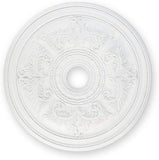 Ceiling Medallion, White, 0.1 x 0.1 x 1.5