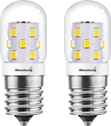 LED Microwave Light Bulbs Under Hood 40W Equivalent, E17 LED Bulb Dimmable for Range Hood, 3W 380 Lumens, LED