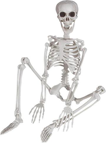 3ft Halloween Skeleton Human Full Body Skeleton Decorations for Halloween Party Haunted House Supplies (1pc)