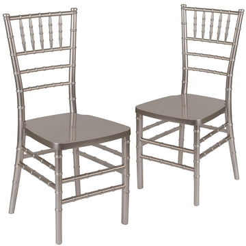 Stacking Resin Ballroom Chair, 2-Pack