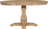Tokin Extendable Dining Room Table for 6, Wooden Round Expandable Kitchen Table, Vintage Oval Dining Table for Dining