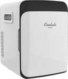 10L Mini Fridge for Bedroom - Car, Office Desk & College Dorm Room - 12V Portable Cooler & Warmer for Food, Drinks