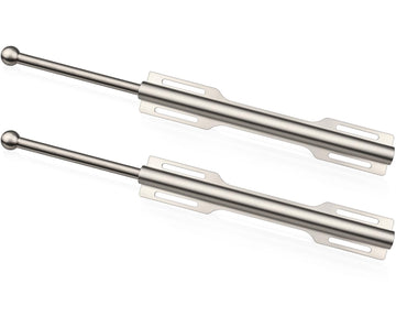 12" Valet Rod for Closet Pull Out (2 Pack, Brushed Nickel)