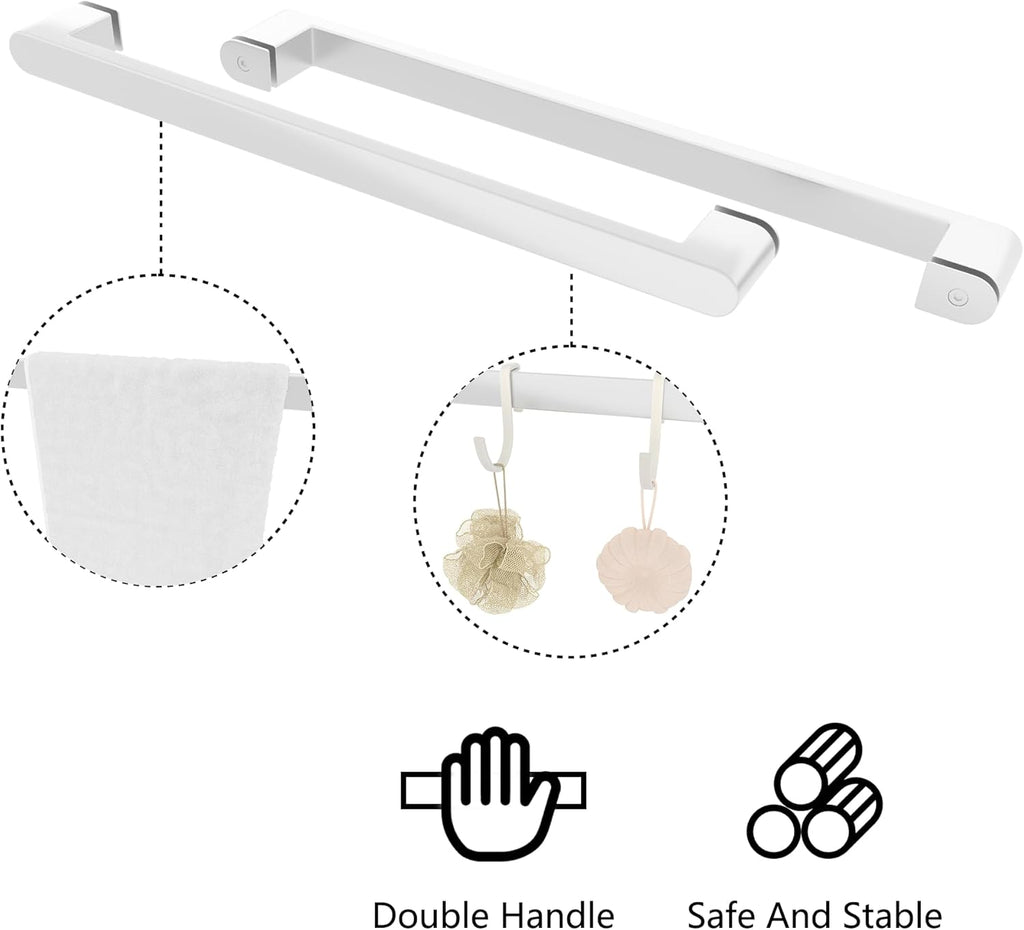 Double Sliding 44-48" W×72" H Shower Door