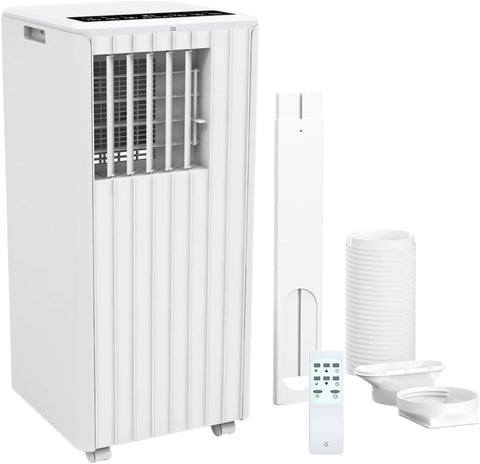 8000 BTU Portable Air Conditioner - 3 in-1 Cooling, Dehumidifier & Fan with Quiet Operation, Sleep Mode