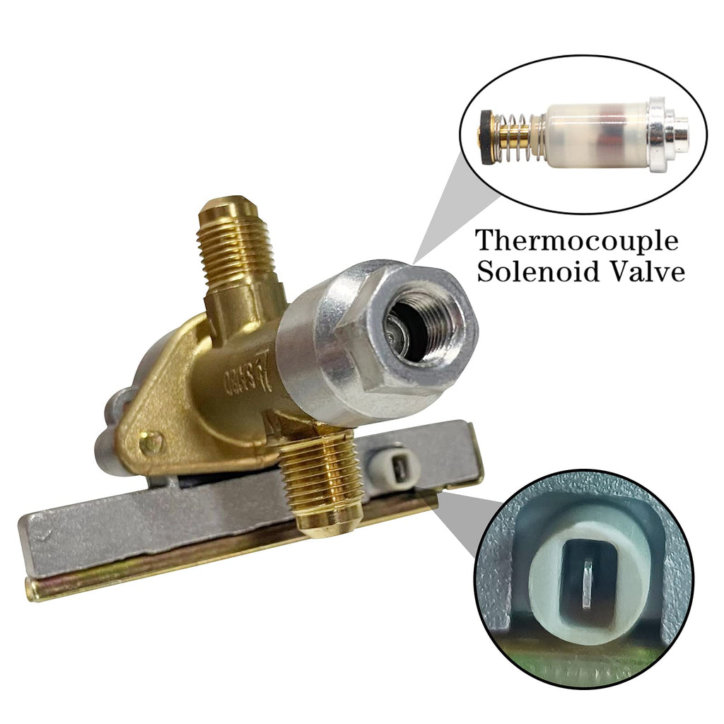 CSA Certified Gas Safety Control Valve with Piezo Push Ignition Device for Propane Powered Patio Heater Repair