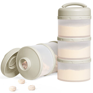 Stackable Formula Dispenser Portable: Milk Powder Container to go