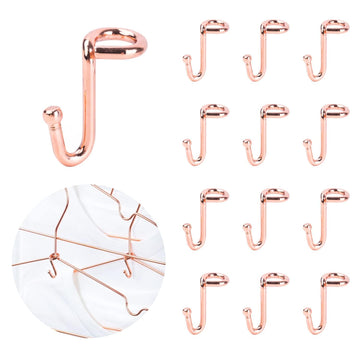 Clothes Hanger 36Pcs Connector Hooks Stable Hanger Rose Gold Metal Outfit Hangers Extender Clips Mini Cascading