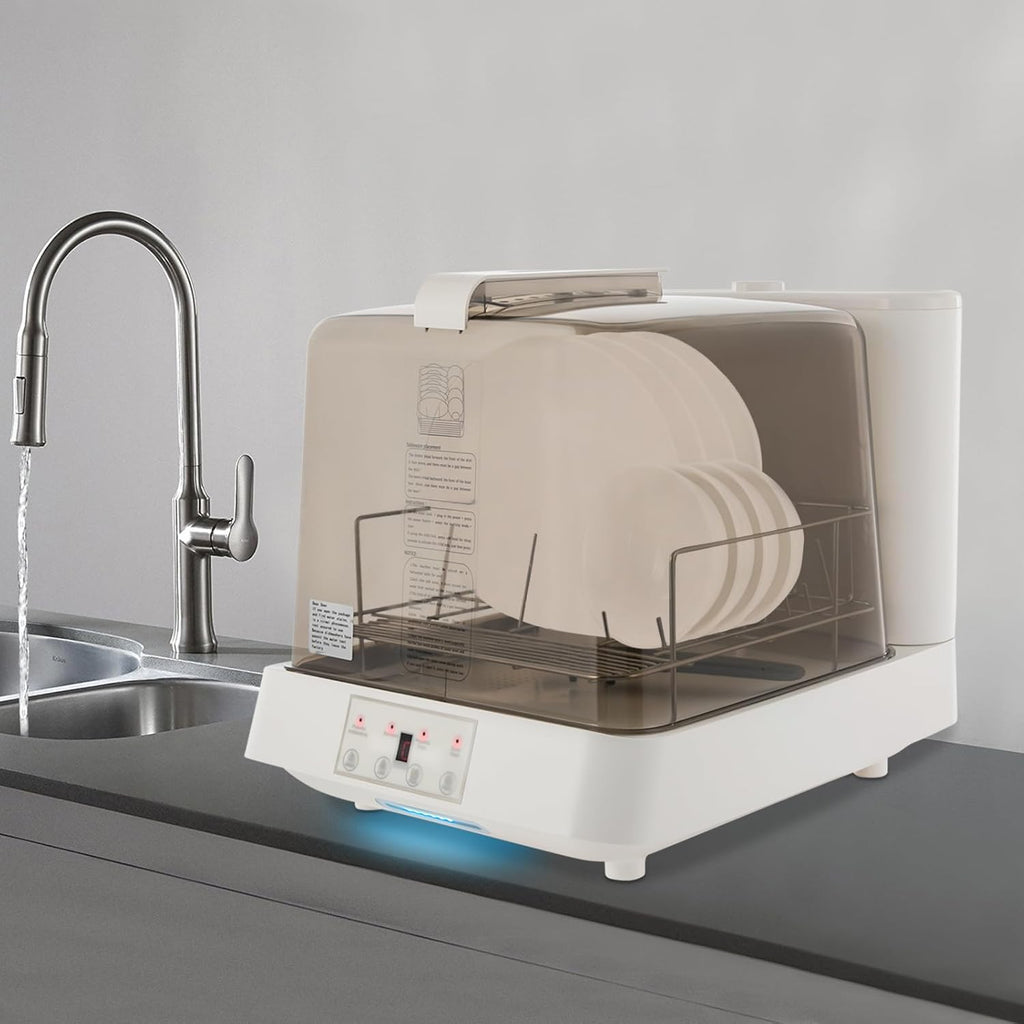 Portable Countertop Dishwashers, Portable Mini Dishwasher Countertop Electric Dishes Dishwashers Automatic Dishwashing