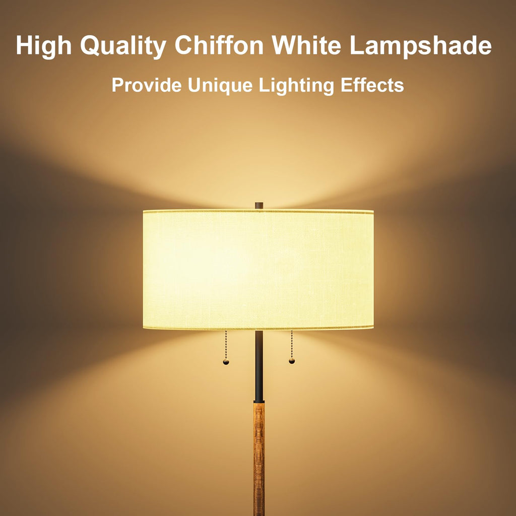 3 Color Temp Mid Century Floor Lamp