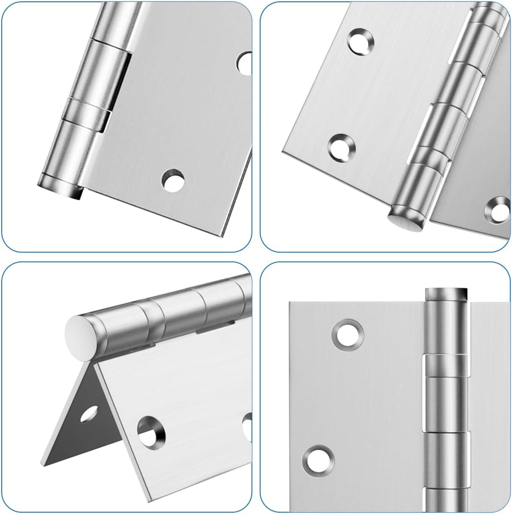 304 Stainless Steel Door Hinges,3.5 x 3.5 Inch Ball Bearing Hinges