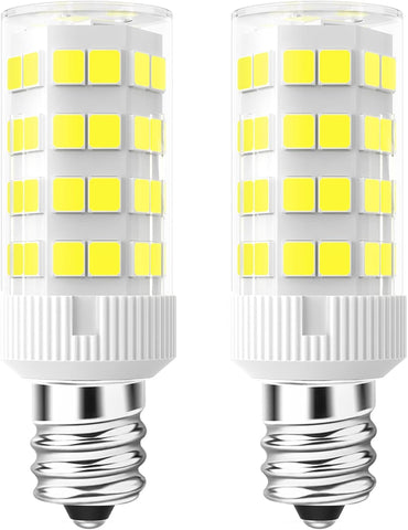 E12 LED Bulb 5W Equivalent to 40W C7 Replacement Bulbs Clear Type B Candelabra Base Daylight White 6000K Non-Dimmable