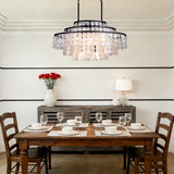 6-Light Dimmable Tiered Chandelier