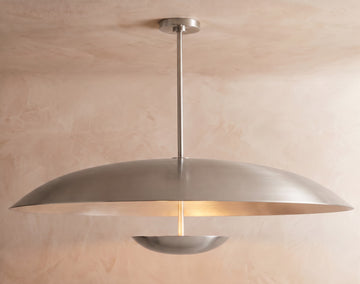 Inspired Cosmic Style 48" Round Pendant Satin Nickel - Main Product View