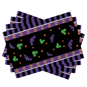 Purple Halloween Placemats Set of 4