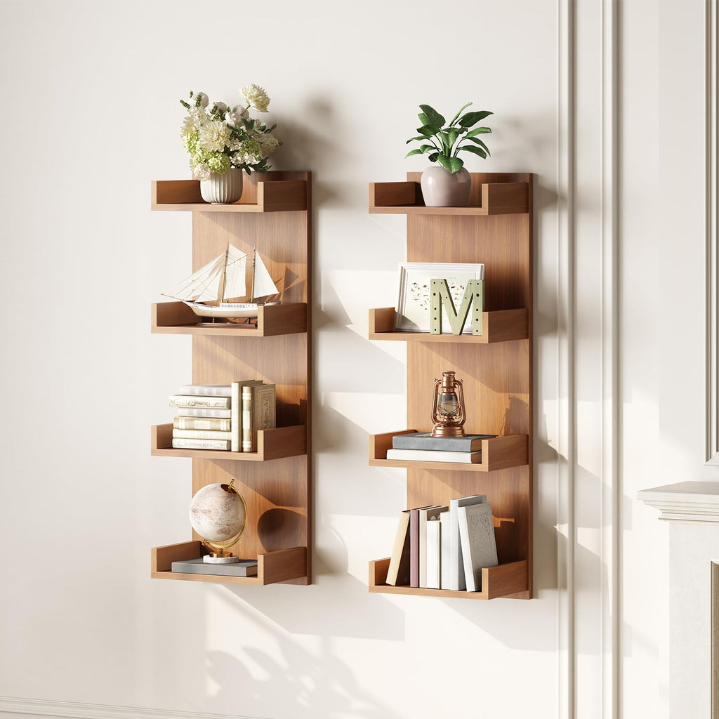 Floating Wall Shelves with LED Lights, Floating Shelf Wall Mounted