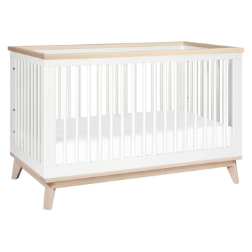 Scoot 3-in-1 Baby Crib Convertible to Wooden Toddler Bed, Daybed - GREENGUARD Gold Certified - Easy Assembly, Made of