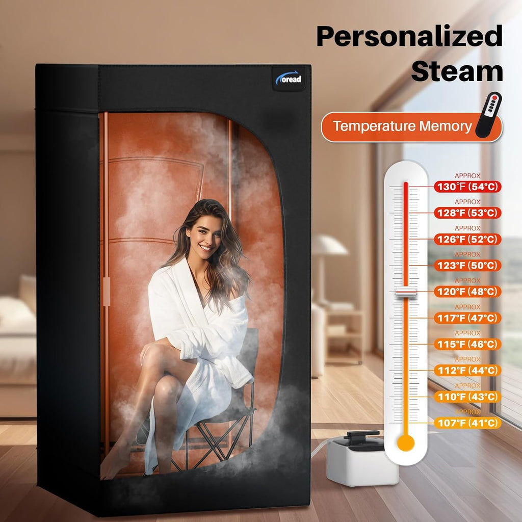 2024 Portable Steam Sauna for Home, Personal Full Body Sauna Tent Indoor Sauna for Home