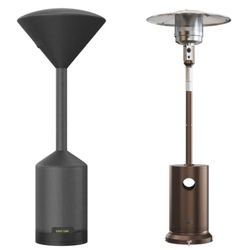 Patio Heater Cover as Accessory for Outdoor Patio Heater, 300D Oxford Fabric, Zipper, Waterproof, Dustproof