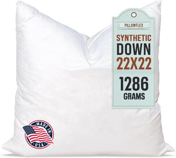 Synthetic Down Pillow Insert 22x22 in - Karate Chop Pillow