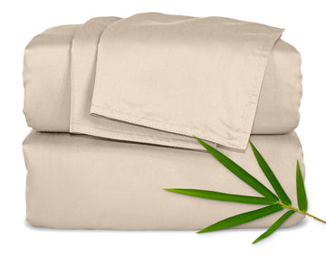 Sheets 100% Genuine Bamboo Viscose, King, Almond